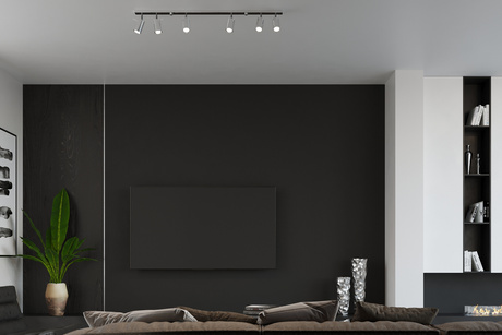 Ceiling lamp RING 4L chrome + 4x LED Bulb GU-10 3000K Warm 7W 620lm