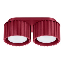 Ceiling lamp AURA 2 burgundy Gx53
