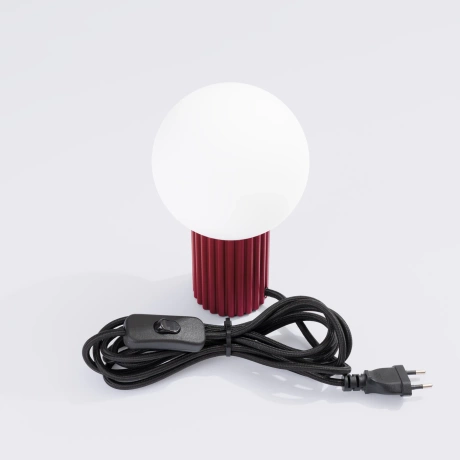 Table lamp HALO burgundy