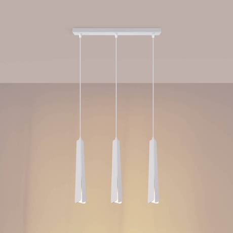 Ceiling lamp PRYSM 3L white + 3x LED Bulb G9 3000K Warm 4.5W 450lm