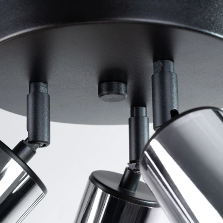 Ceiling lamp WINX 3P black/chrome