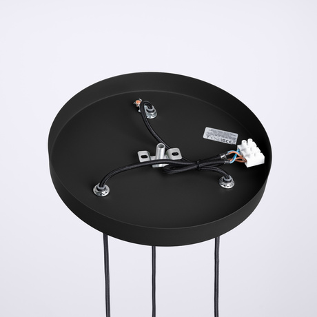 Pendant lamp HALO 3P black