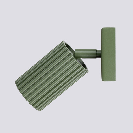 Wall lamp KARBON olive green