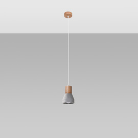Pendant lamp QUBIC grey