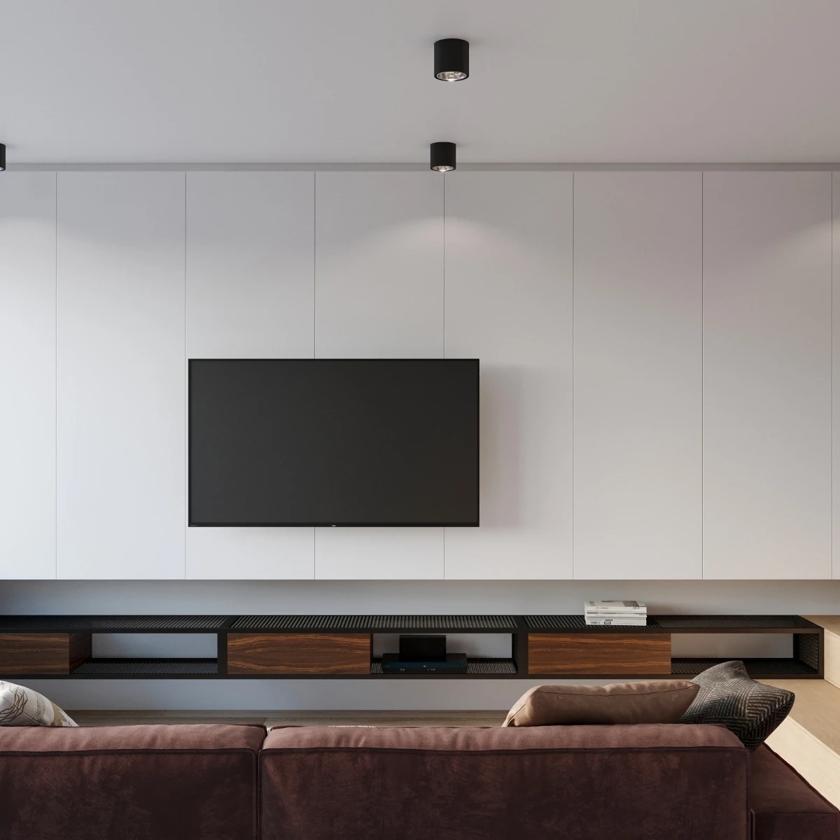 Ceiling lamp TIUBE black