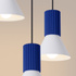 Pendant lamp ESTRIA 3P white/ultramarine