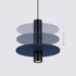 Pendant lamp PELTA 1 black/navy