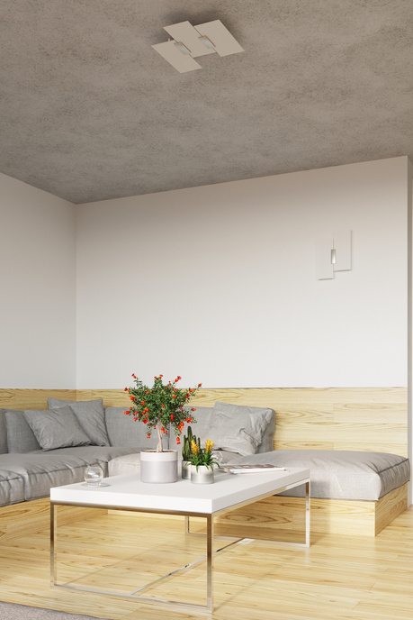 Wall lamp FABIANO + 2x LED Bulb E27 3000K Warm 7.5W 620lm