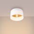 Ceiling light TELESTO white/light brown + 1x LED Bulb E27 3000K Warm 7,5W 620lm