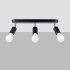 Ceiling lamp FORNES 3 black
