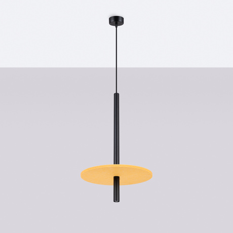 Pendant lamp FELTRO 1 black/yellow