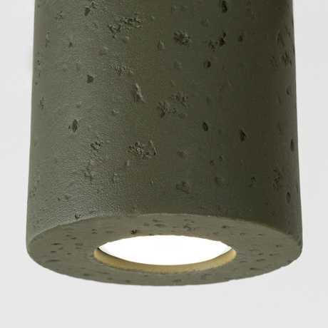 Ceiling lamp ORBIS concrete olive green