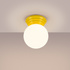 Ceiling lamp ZORI yellow IP44