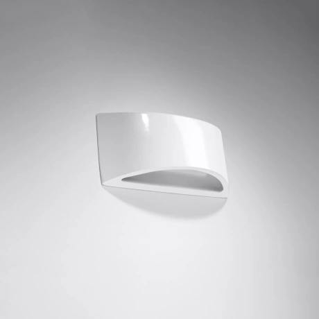 Varnished wall lamp VIXEN white gloss