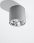 Ceiling lamp TIUBE gray + 1x LED Bulb GU10 AR111 3000K WARM 12W 800lm