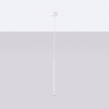 Ceiling pendant ARCHE 1 in white + 1x LED Bulb G9 4000K Cool White 4.5W 460lm