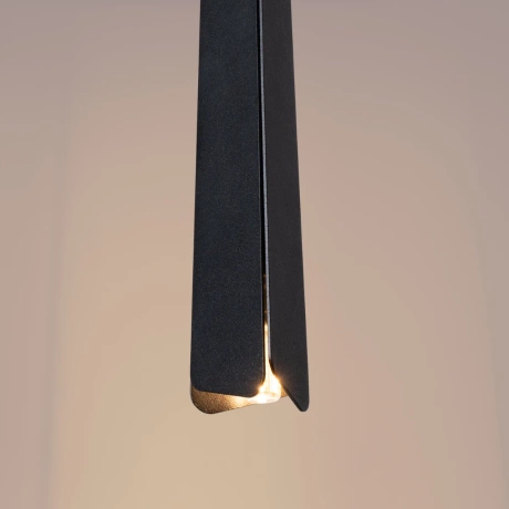 Pendant lamp PRYSM 3L black