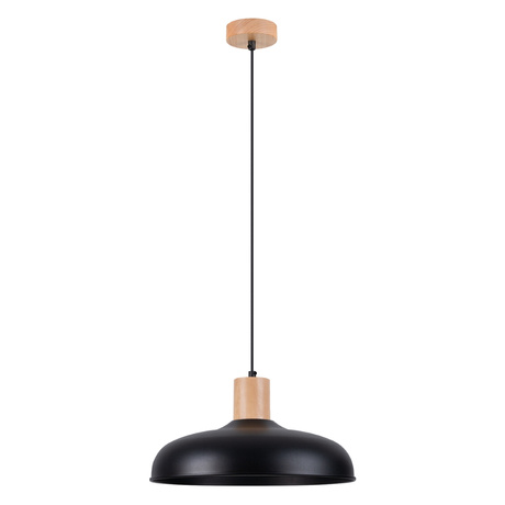 Ceiling lamp INDY black + x LED Bulb E27 3000K Warm 7,5W 620lm
