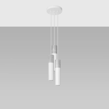 Pendant lamp BORGIO 3P white