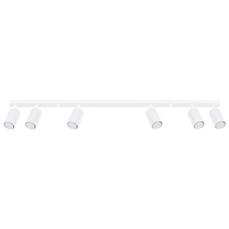 Ceiling lamp KARBON 6L white
