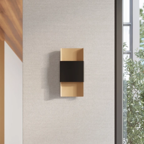 Wall lamp DURLIN gold/black