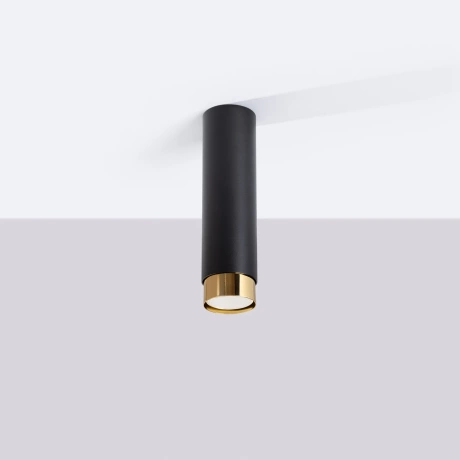 Ceiling lamp NERO 22,5 black/gold