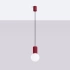 Pendant lamp HALO 1 burgundy