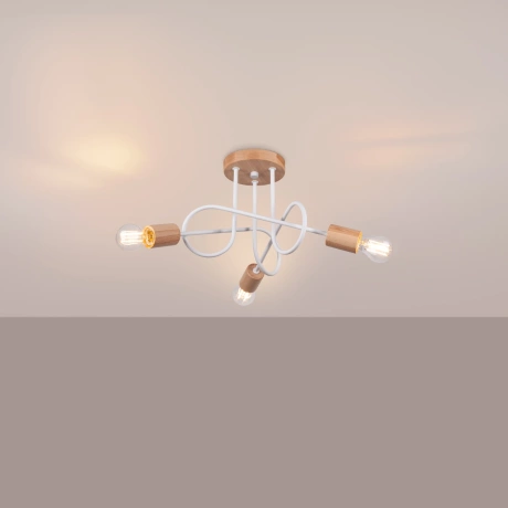 Chandelier EMBER 3 white