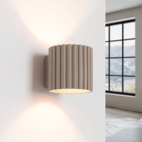 Wall lamp AURA taupe G9