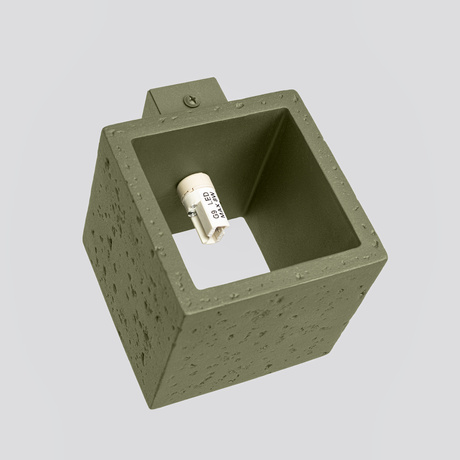 Wall lamp QUAD concrete olive green