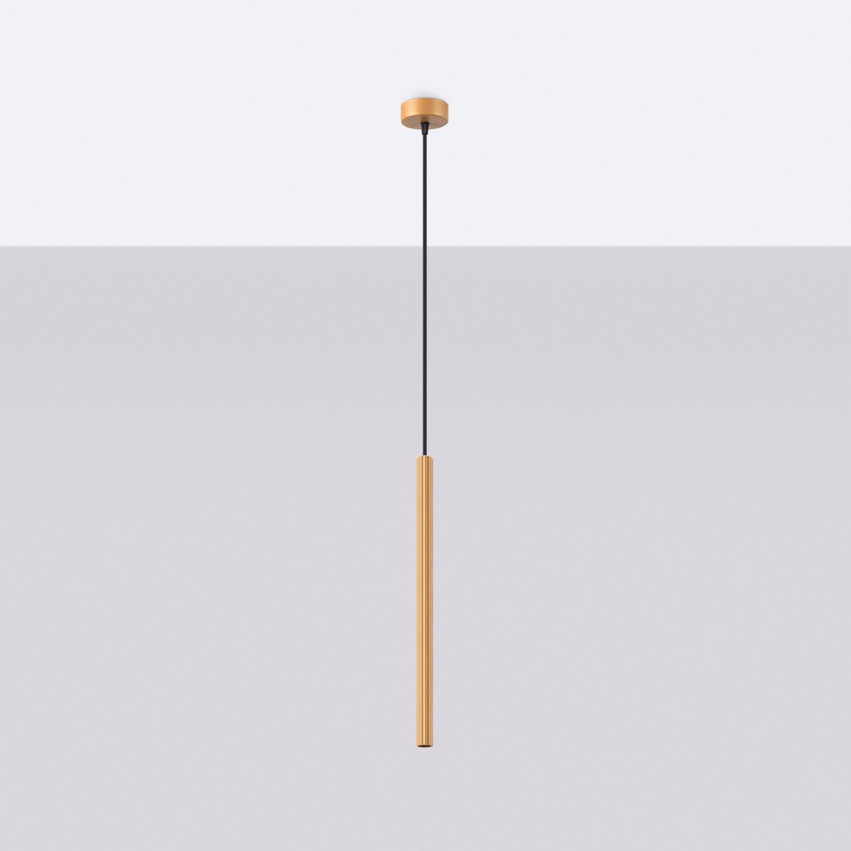 Pendant lamp ARCHE 1 gold + 1x LED Bulb G9 3000K Warm White 4.5W 450lm