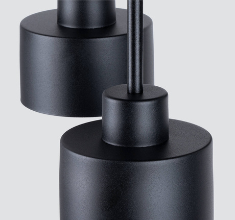 Ceiling lamp SAVAR 3 black + 3x LED Bulb E27 3000K Warm 7.5W 620lm