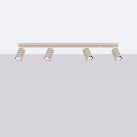 Ceiling lamp KARBON 3P taupe