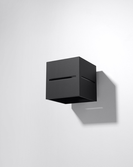 Wall lamp LOBO black + 1x LED Bulb G9 3000K Warm 4.5W 510lm