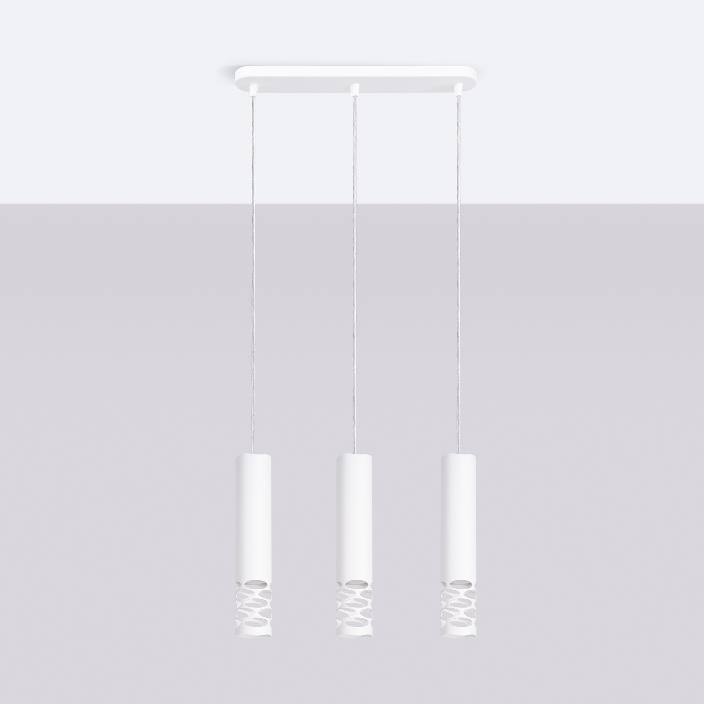 Pendant lamp LIRO 3L white