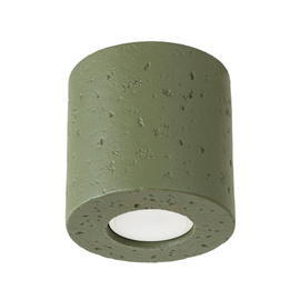 Ceiling lamp ORBIS concrete olive green