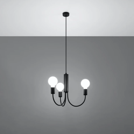 Chandelier PICCOLO 3 black