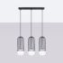 Pendant lamp BRINA 3L black