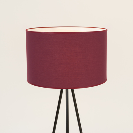 Floor lamp NEVIA burgundy