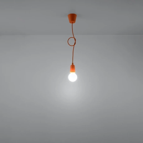 Pendant lamp DIEGO 1 orange
