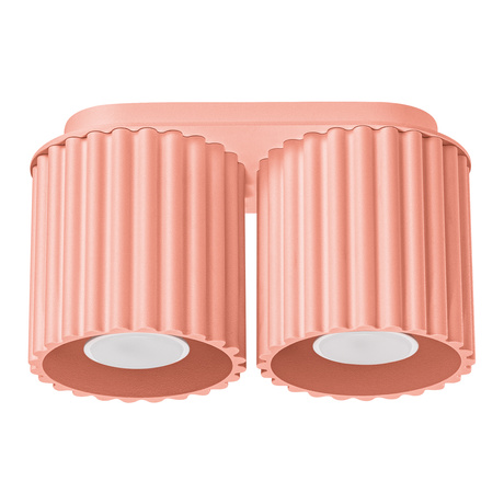 Ceiling lamp AURA 2 peach GU10