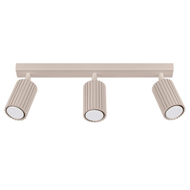 Wall lamp KARBON taupe with a switch