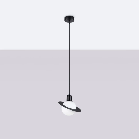 Pendant lamp HYPERION 1 black