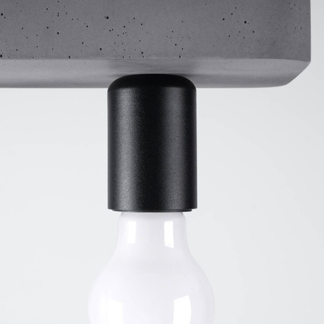 Ceiling lamp TAVO 3 + 3x LED Bulb E27 3000K Warm 7.5W 620lm