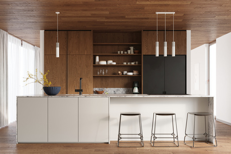 Ceiling pendant lamp BORGIO 2 white + 2x LED Bulb GU-10 3000K Warm 7W 620lm