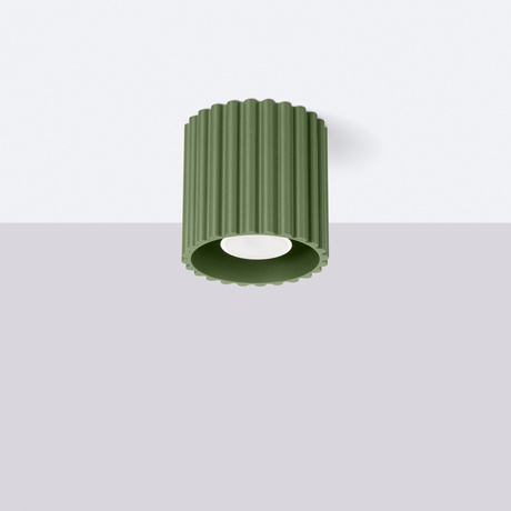 Ceiling lamp AURA 1 olive green GU10