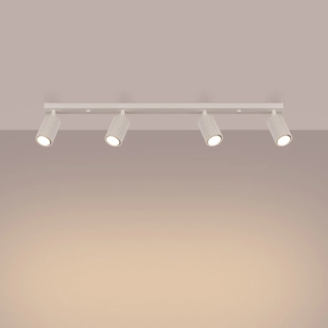 Ceiling lamp KARBON 4L beige