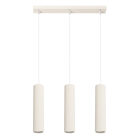 Pendant lamp KARBON 3L beige