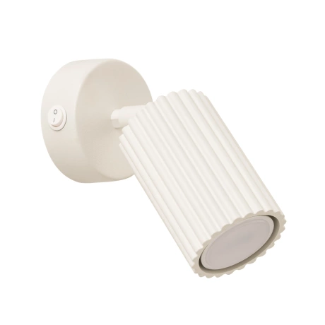 Wall lamp KARBON beige with a switch