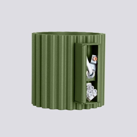 Wall lamp AURA olive green G9